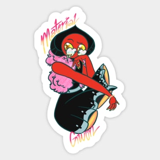 Material Gworl Sticker